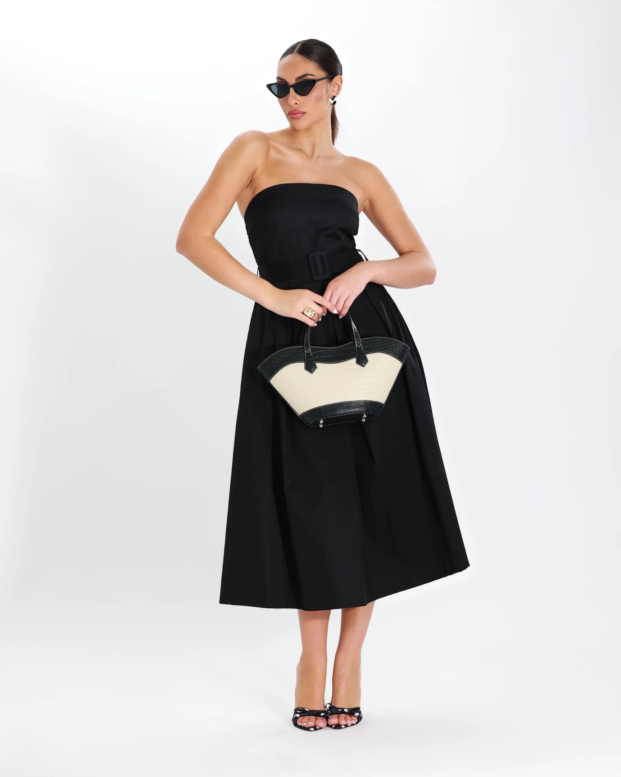 ABITO MIDI A BUSTIER