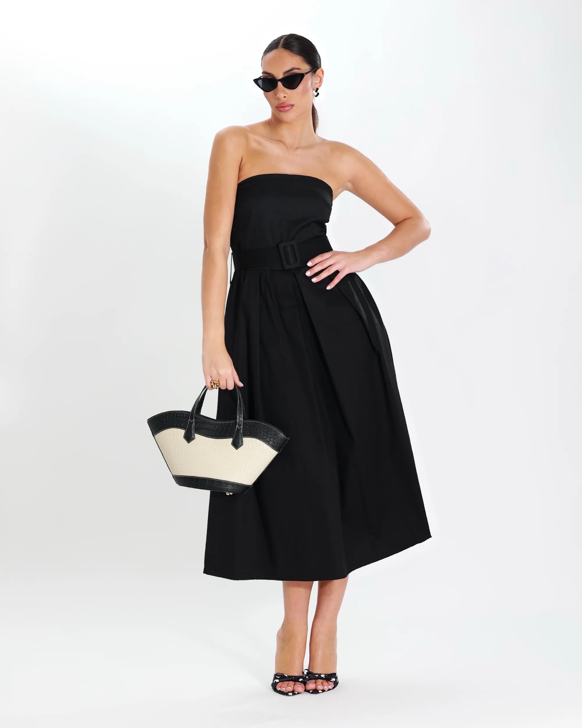 ABITO MIDI A BUSTIER