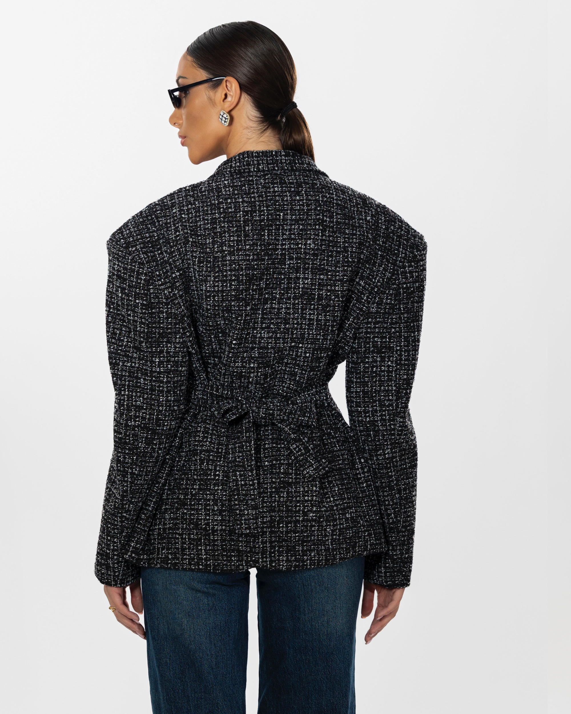 AMBRA - BLAZER IN TWEED