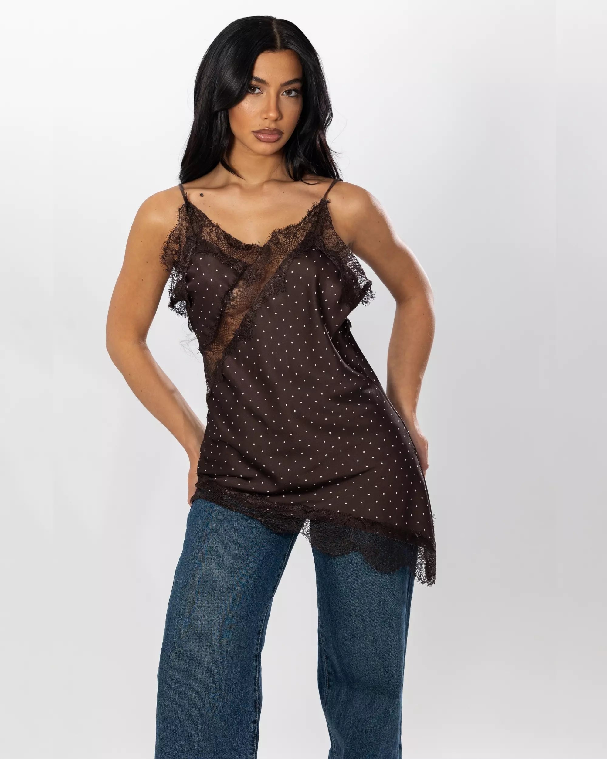 TOP POIS CON PIZZO ASIMMETRICO