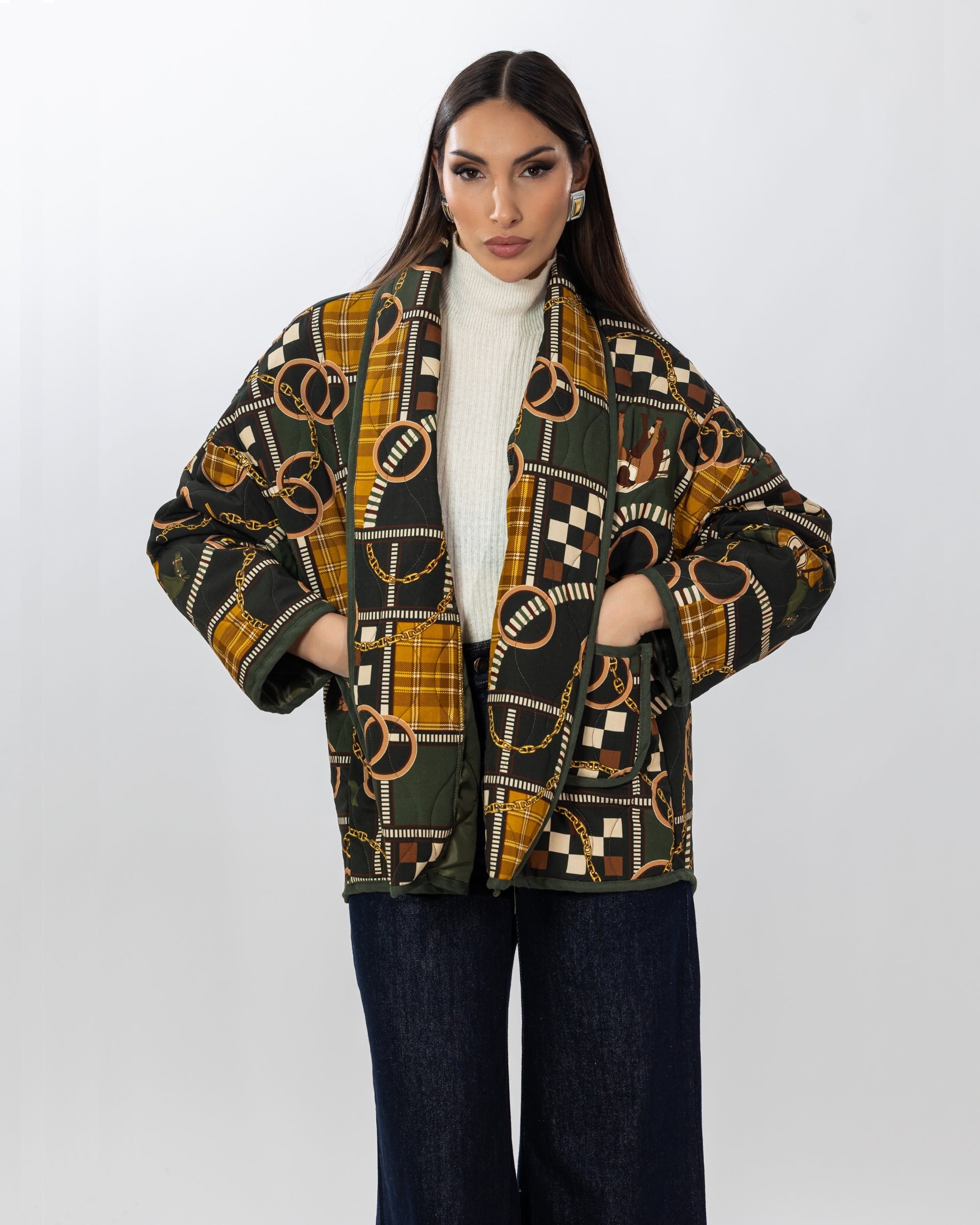 CAVALERIE - GIACCA OVERSIZE TRAUPUNTATA