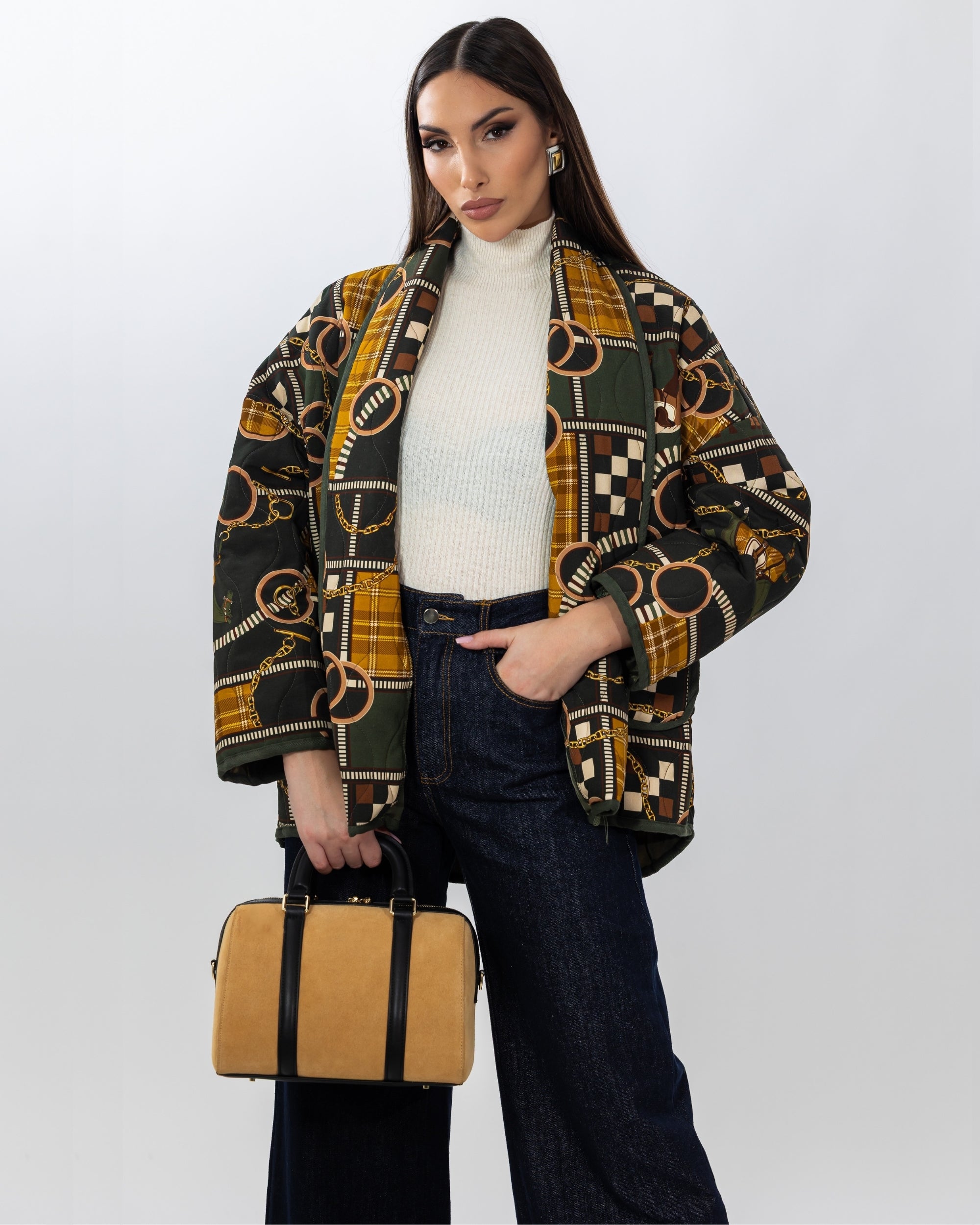 CAVALERIE - GIACCA OVERSIZE TRAUPUNTATA