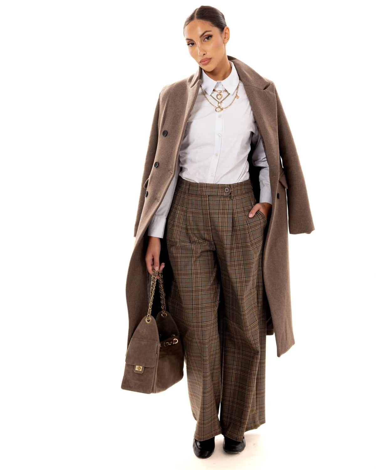 ESSENCE- CAPPOTTO MISTO LANA