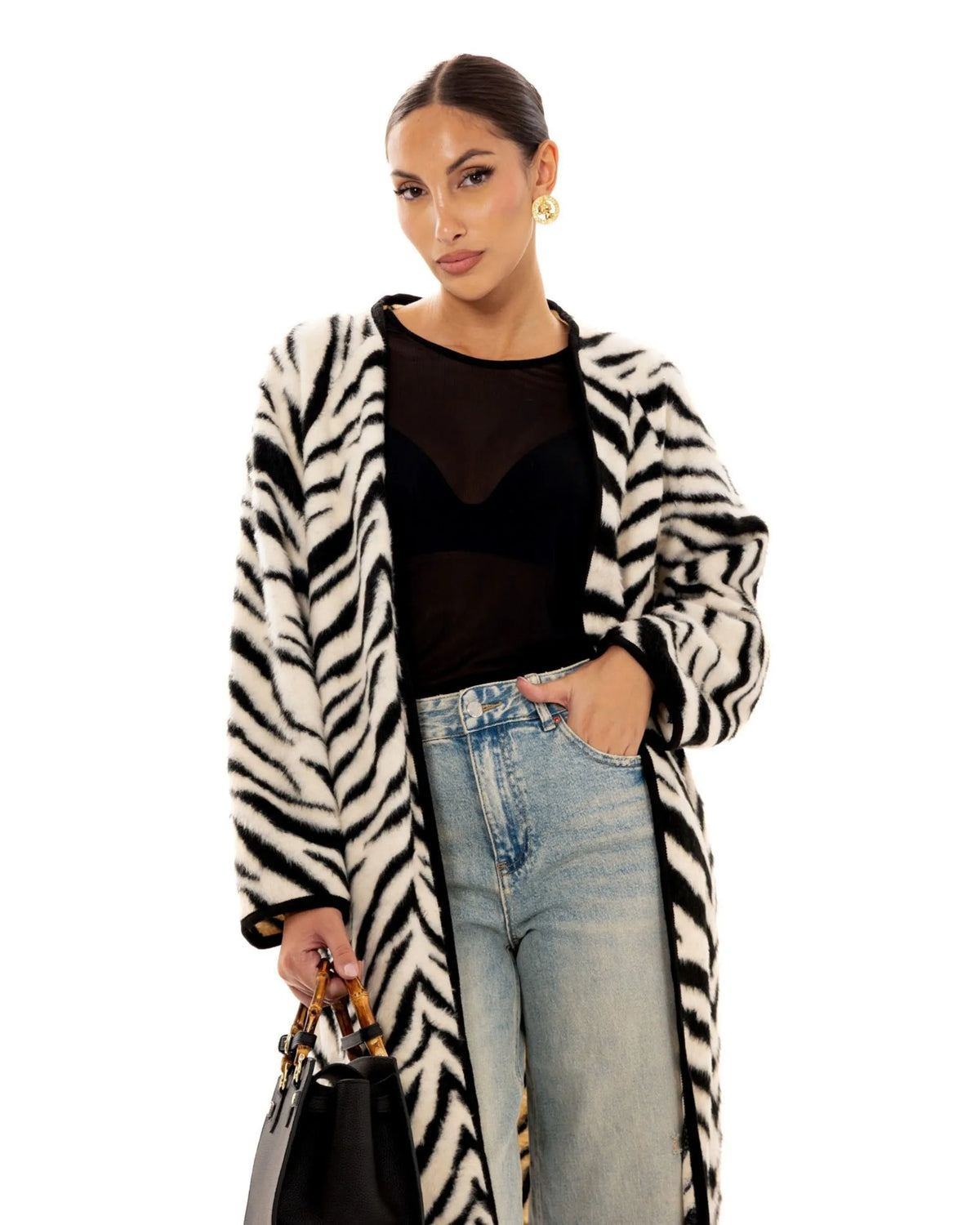 GROVE- CARDIGAN ZEBRATO