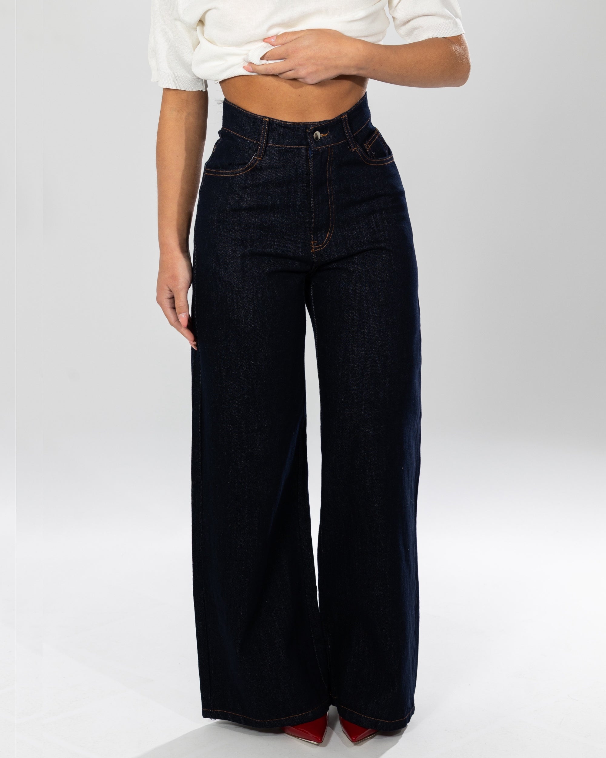 ELLI - JEANS PALAZZO TASCA CUORE