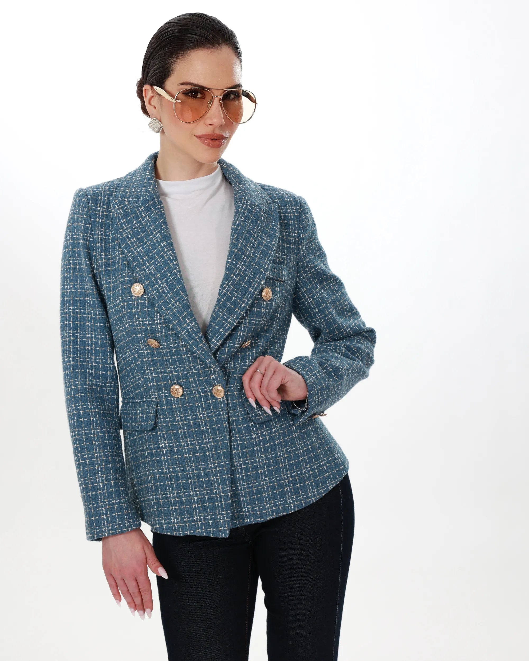 JEMIE- BLAZER IN TWEED
