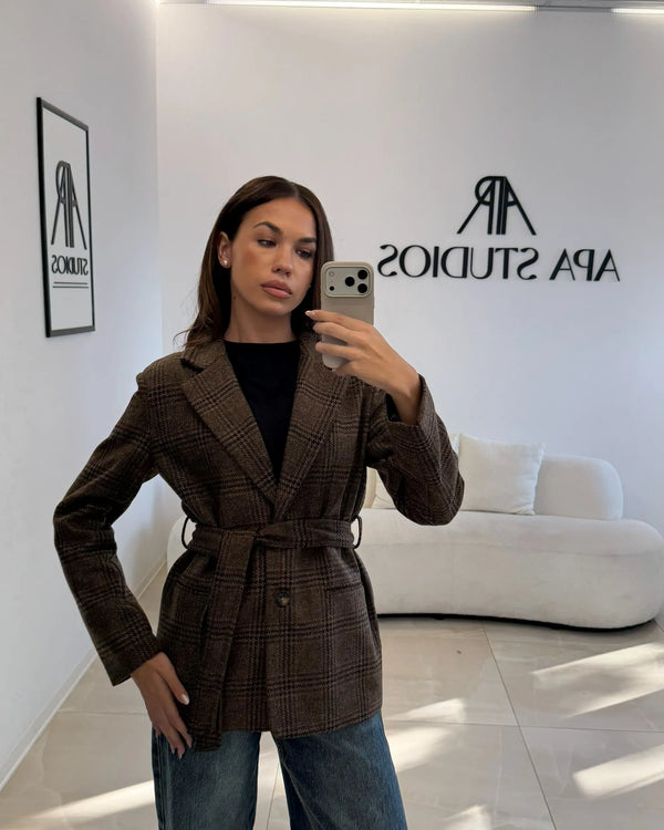 LUXE'- GIACCA CAPPOTTO 30% LANA