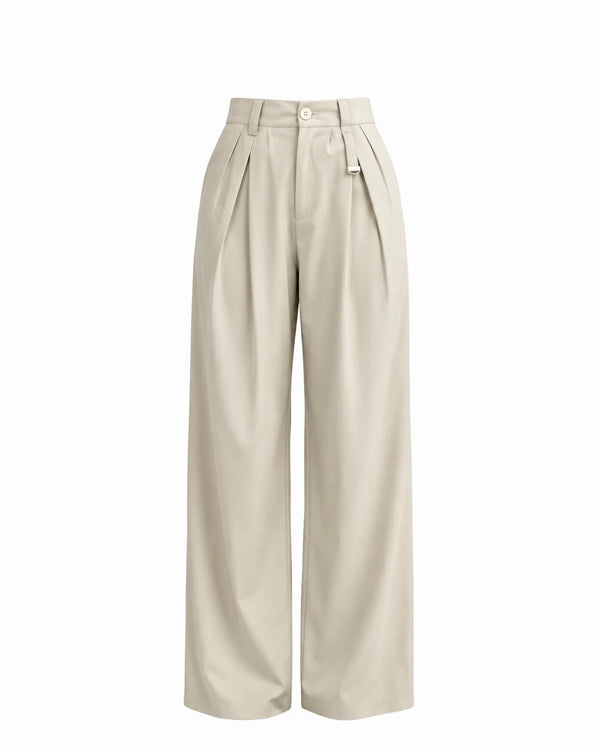 MAELI- PANTALONE BEIGE