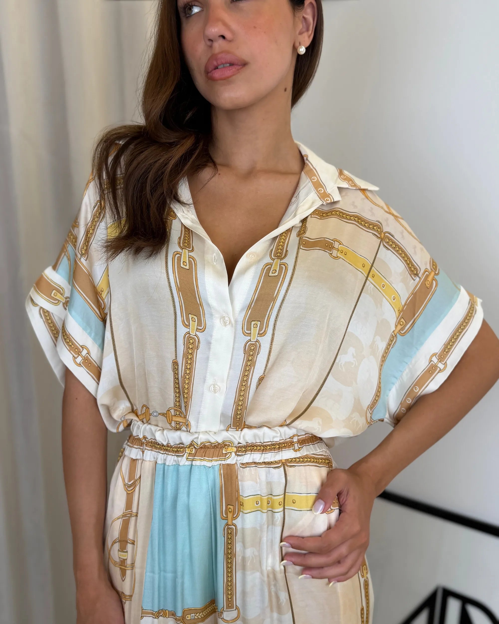 PREMIERE MONTECARLO- CAMICIA MISTO SETA