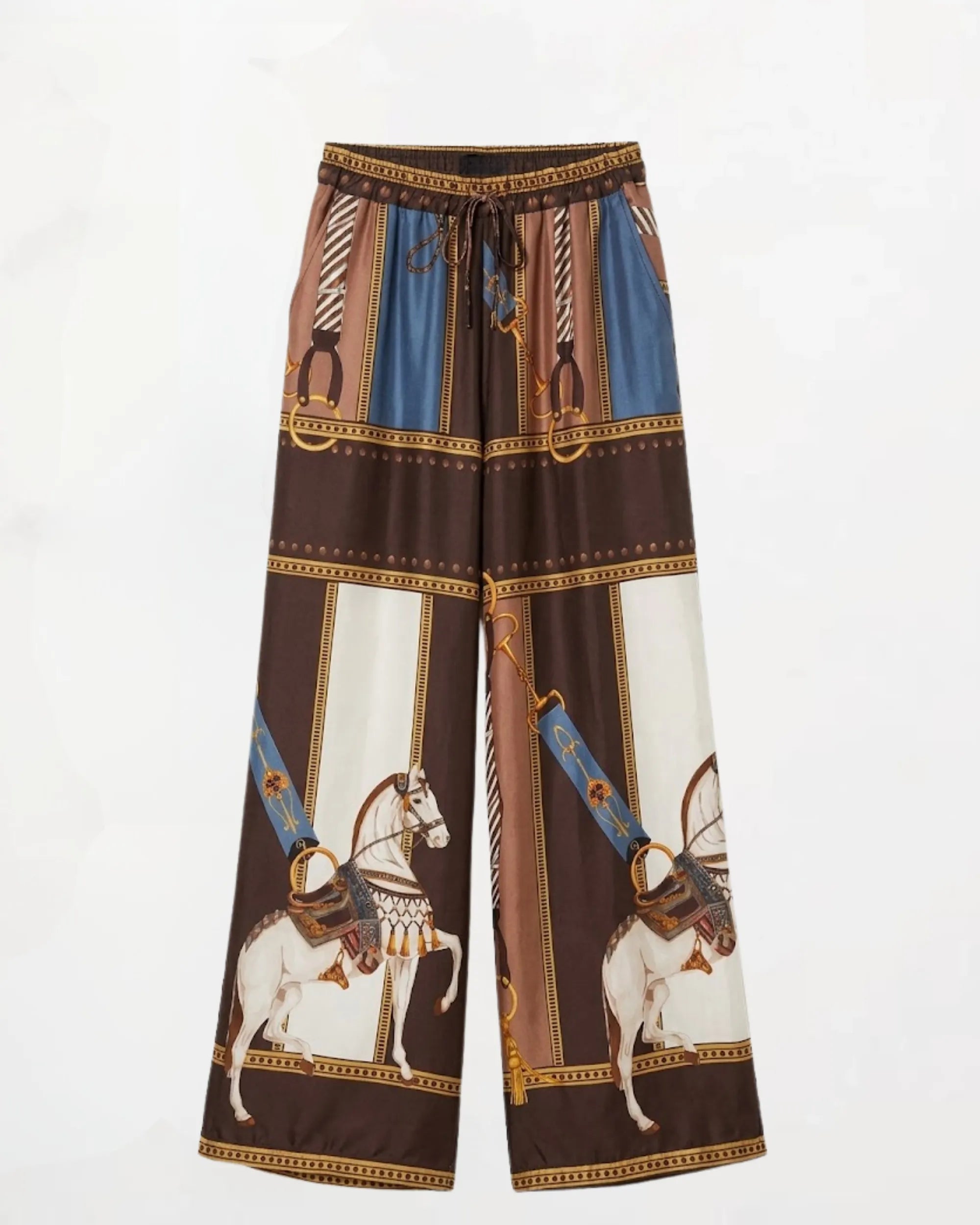 PREMIERE VIENNA- PANTALONE MISTO SETA