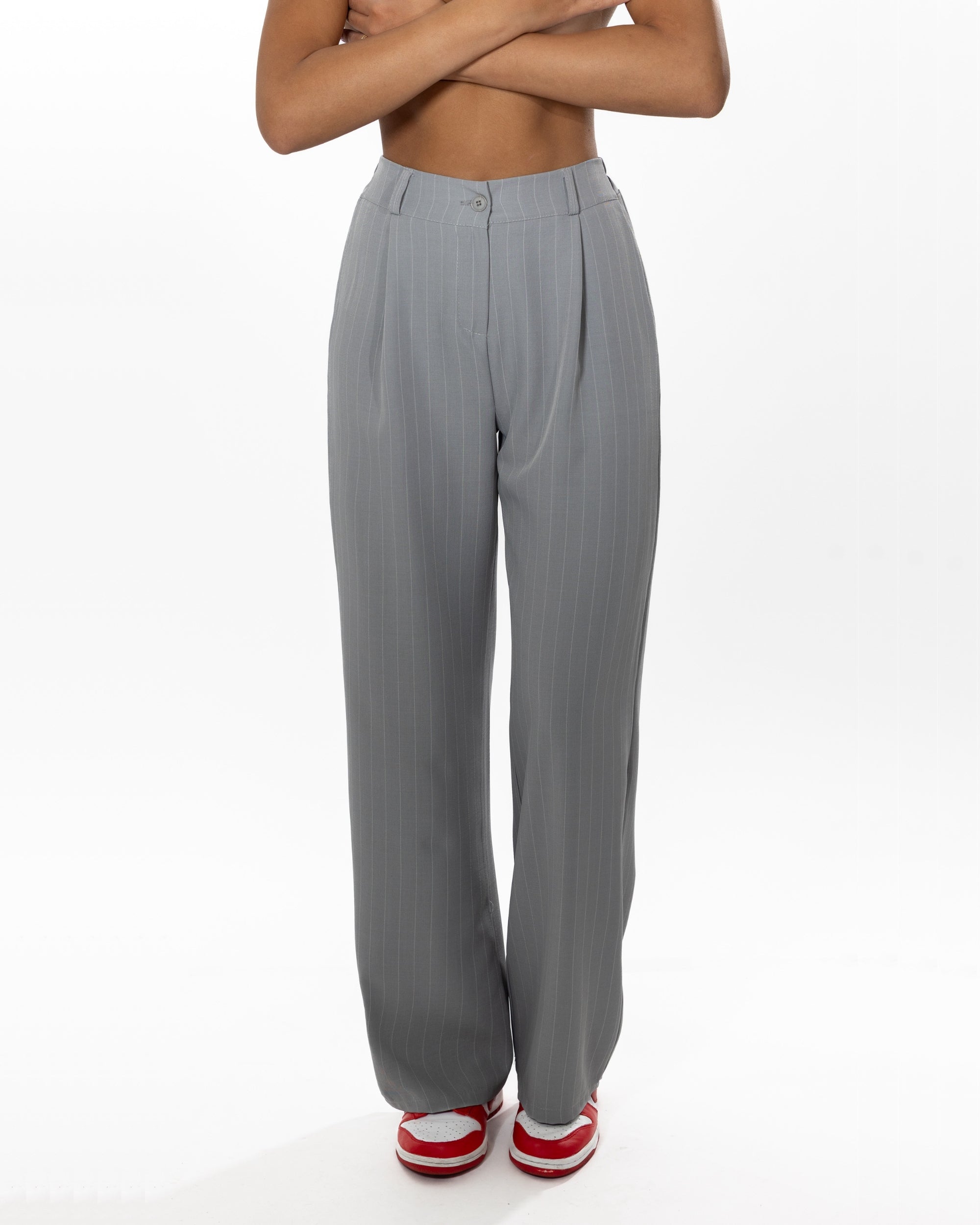 PANTALONE PALAZZO GESSATO