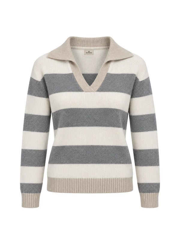 ROYAL LIGNES- POLO MISTO LANA/CASHEMERE