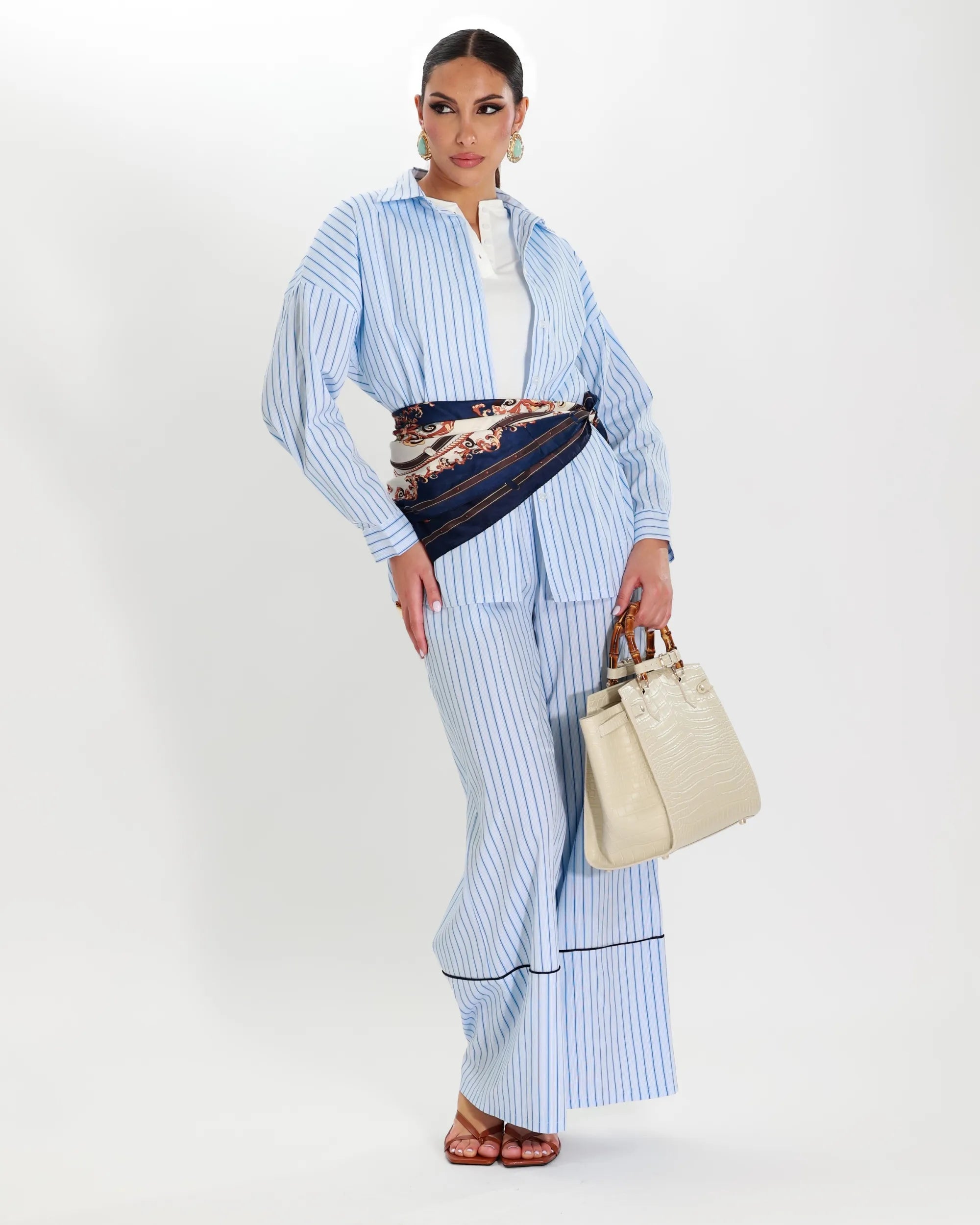 SANTORINI COTTON- PANTALONE