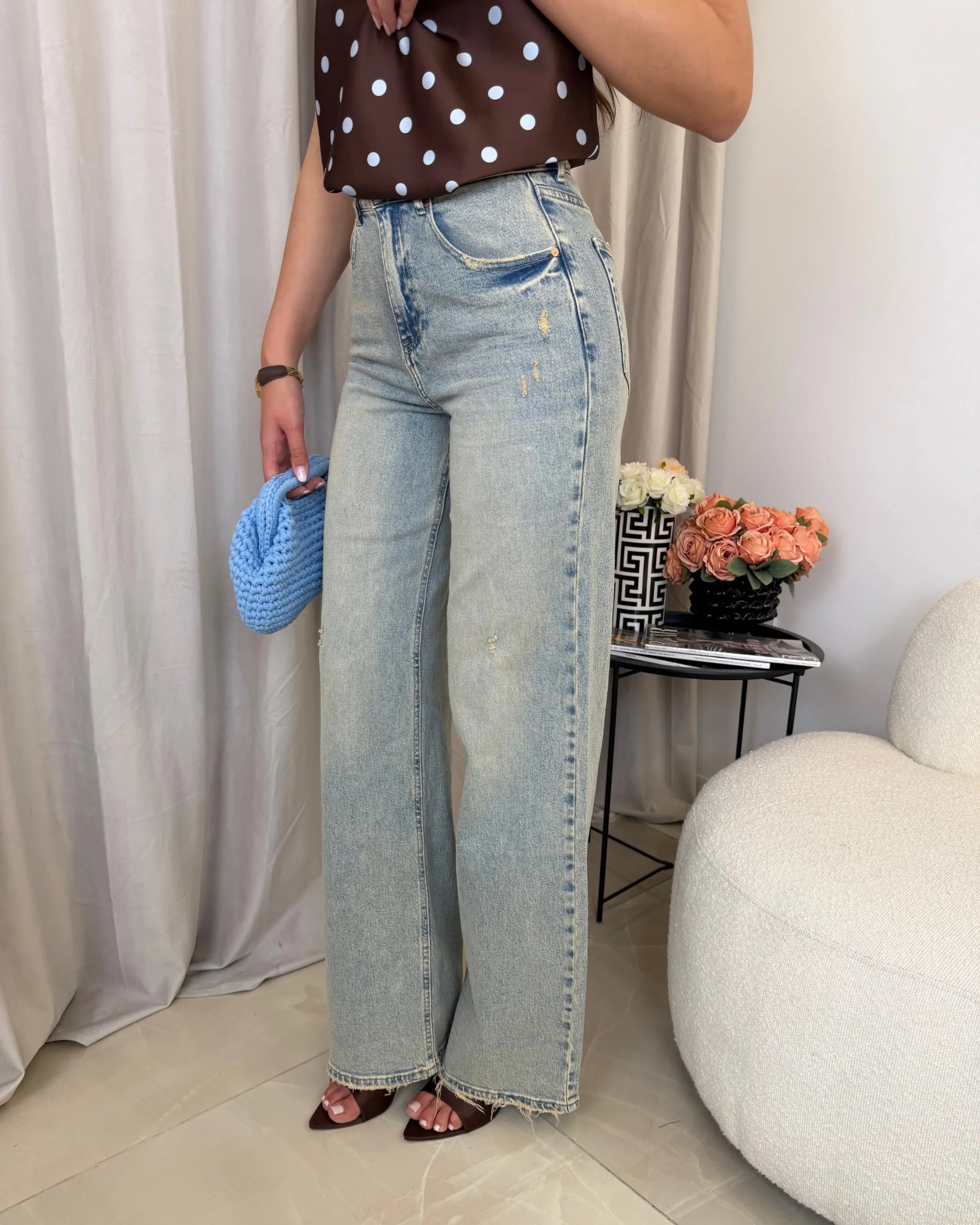 SOFI- JEANS WIDE LEG EXTRA LONG