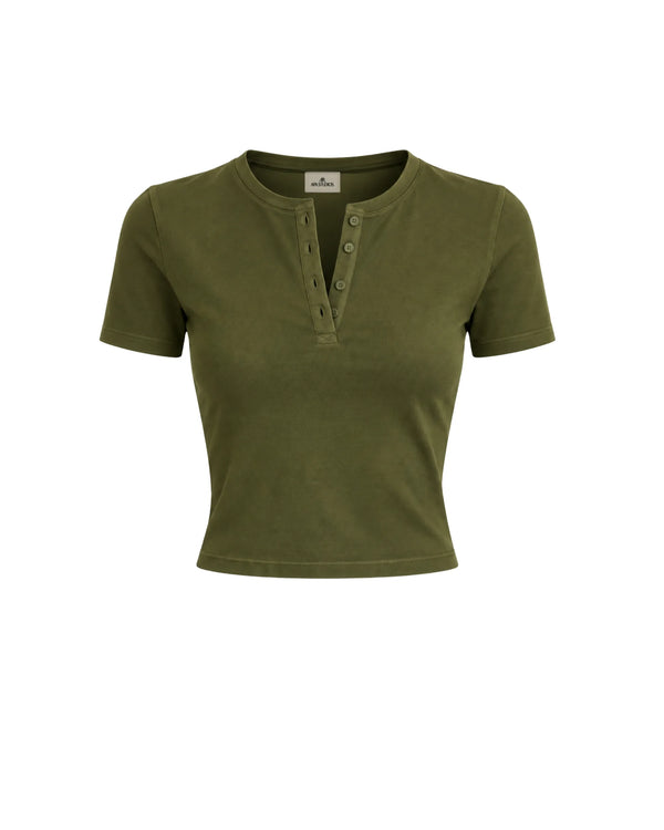 TAYLA- T-SHIRT CON BOTTONCINI