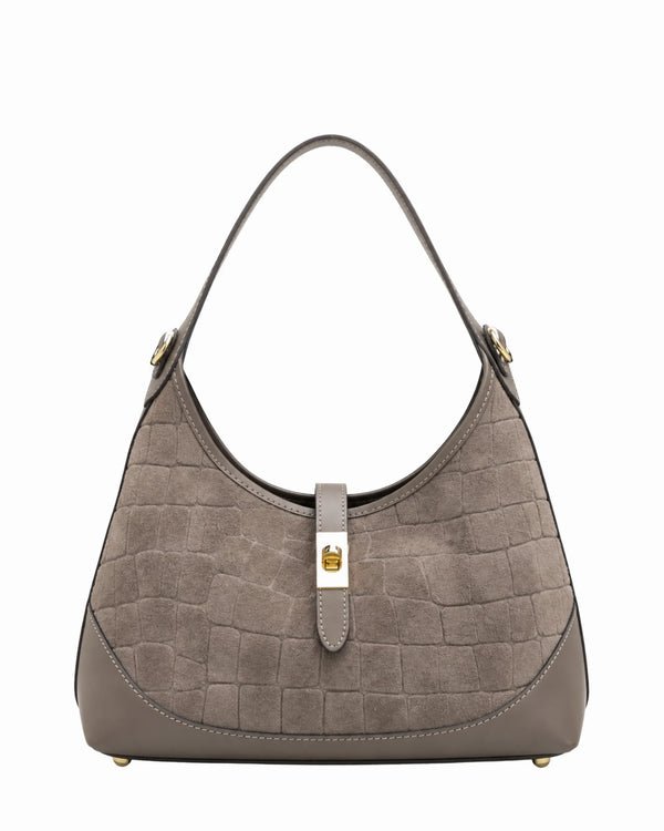 VIRGINIA CROCO SUEDE BIG