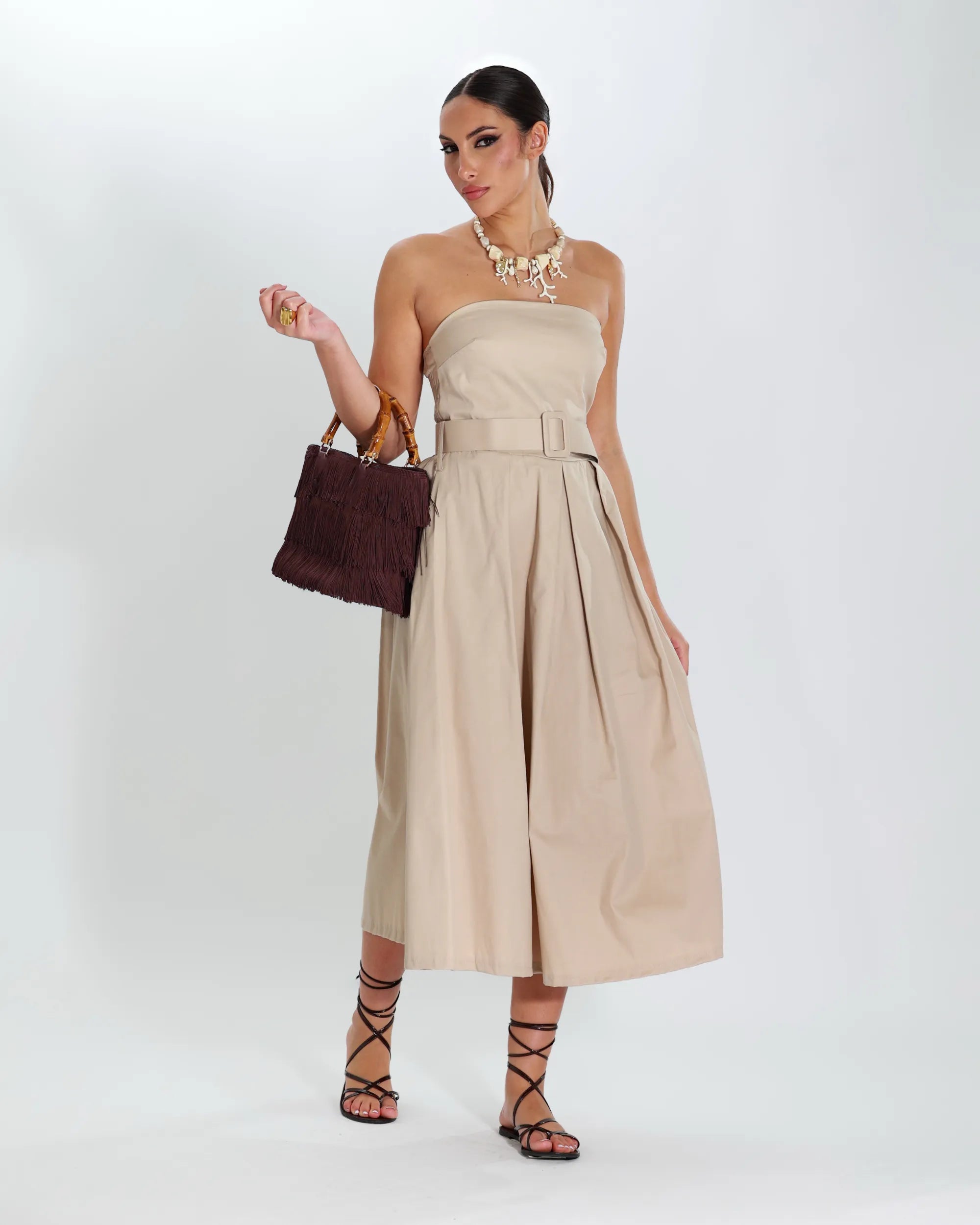 ABITO MIDI A BUSTIER