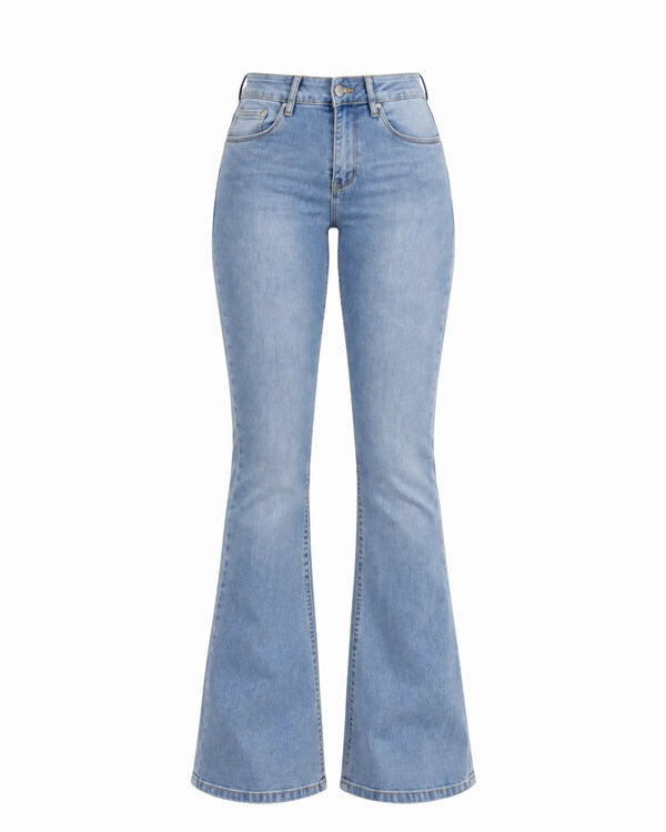 ANNE - JEANS A ZAMPA PUSH UP