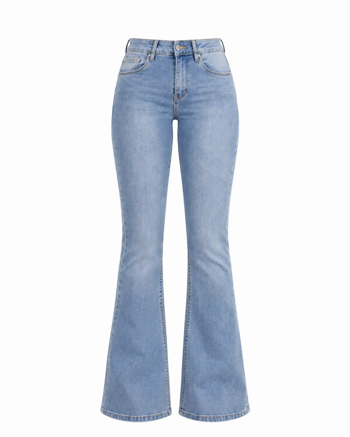 ANNE - JEANS A ZAMPA PUSH UP