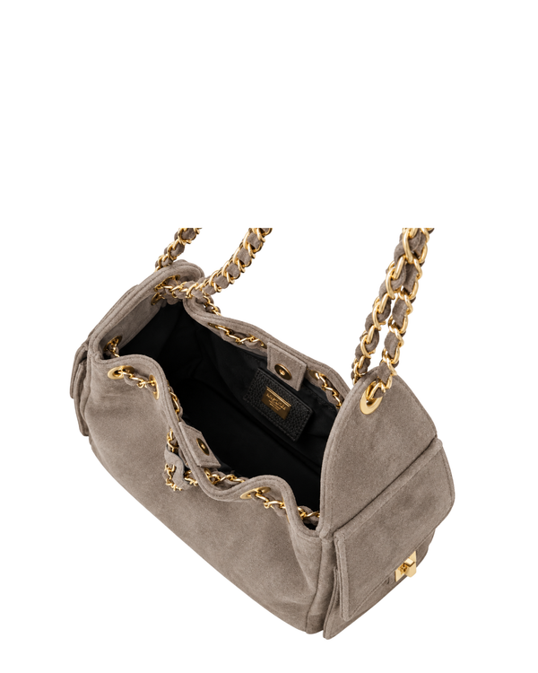 AUDREY SUEDE TAUPE