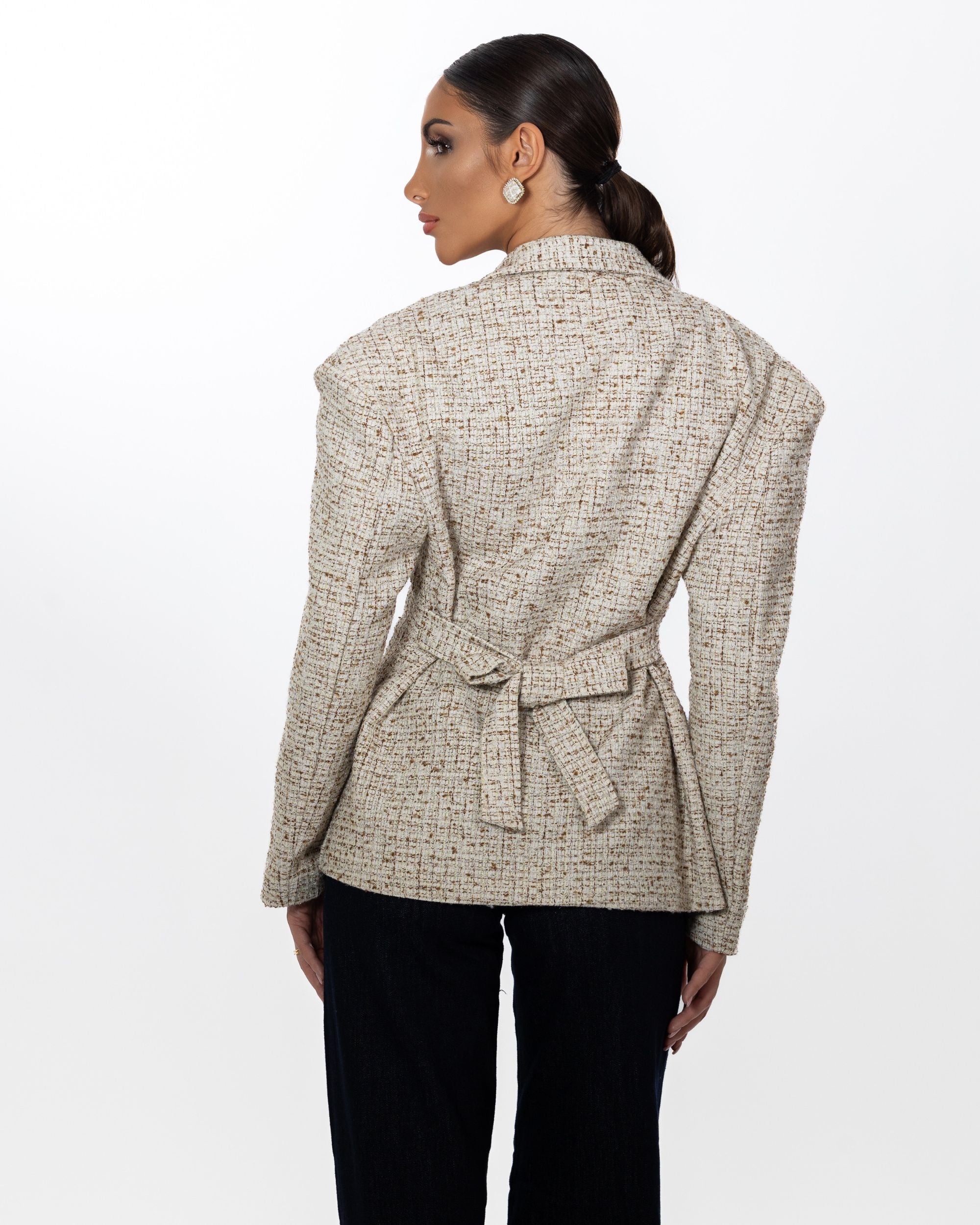 AMBRA - BLAZER IN TWEED