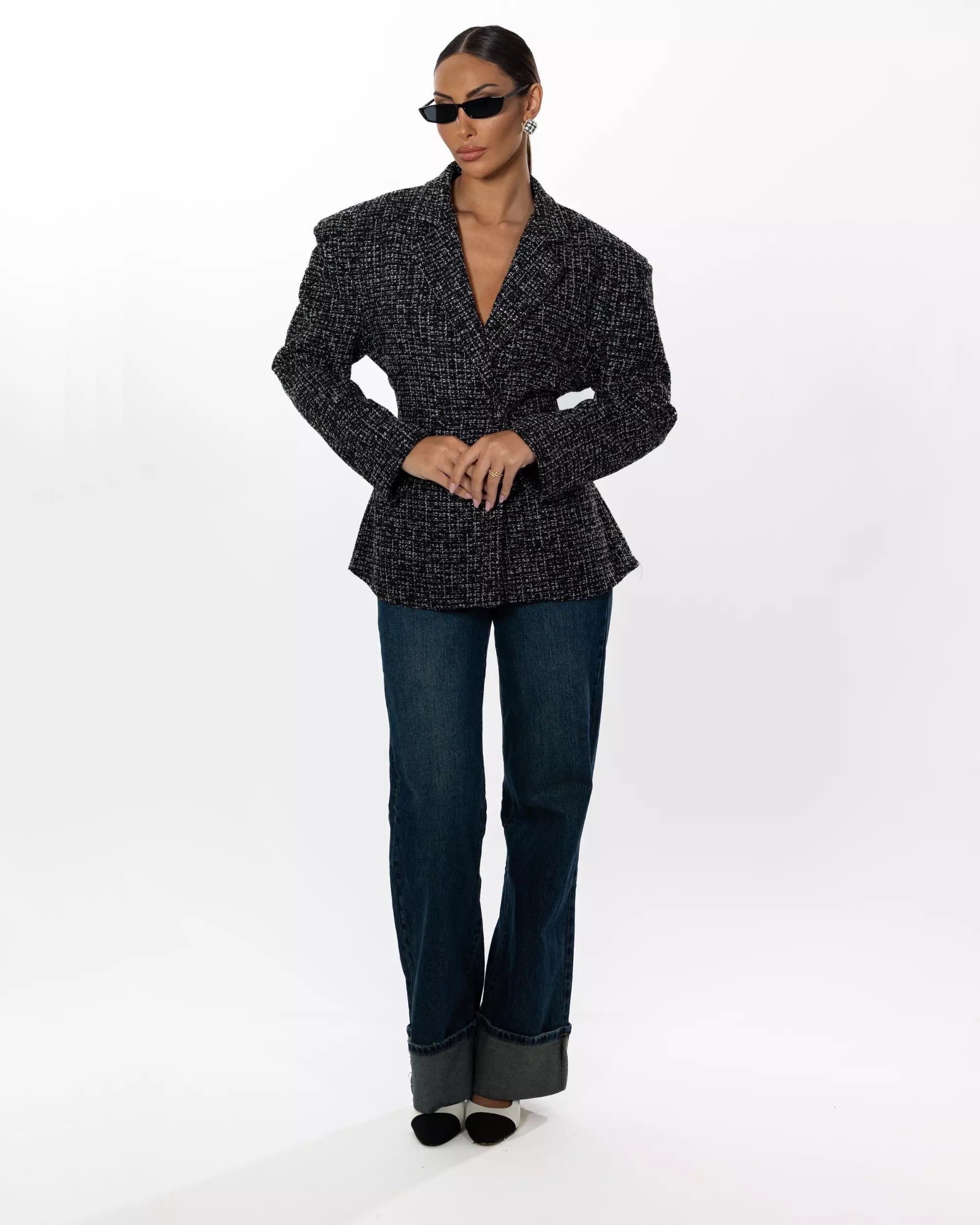 AMBRA - BLAZER IN TWEED