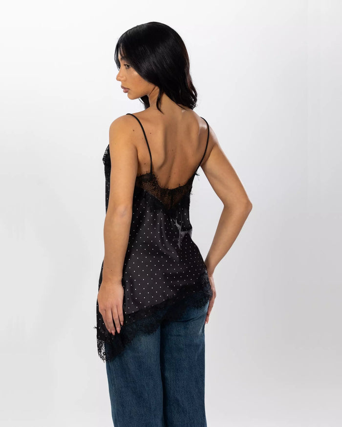 TOP POIS CON PIZZO ASIMMETRICO