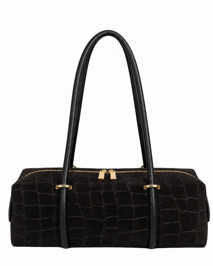GRACE CROCO SUEDE