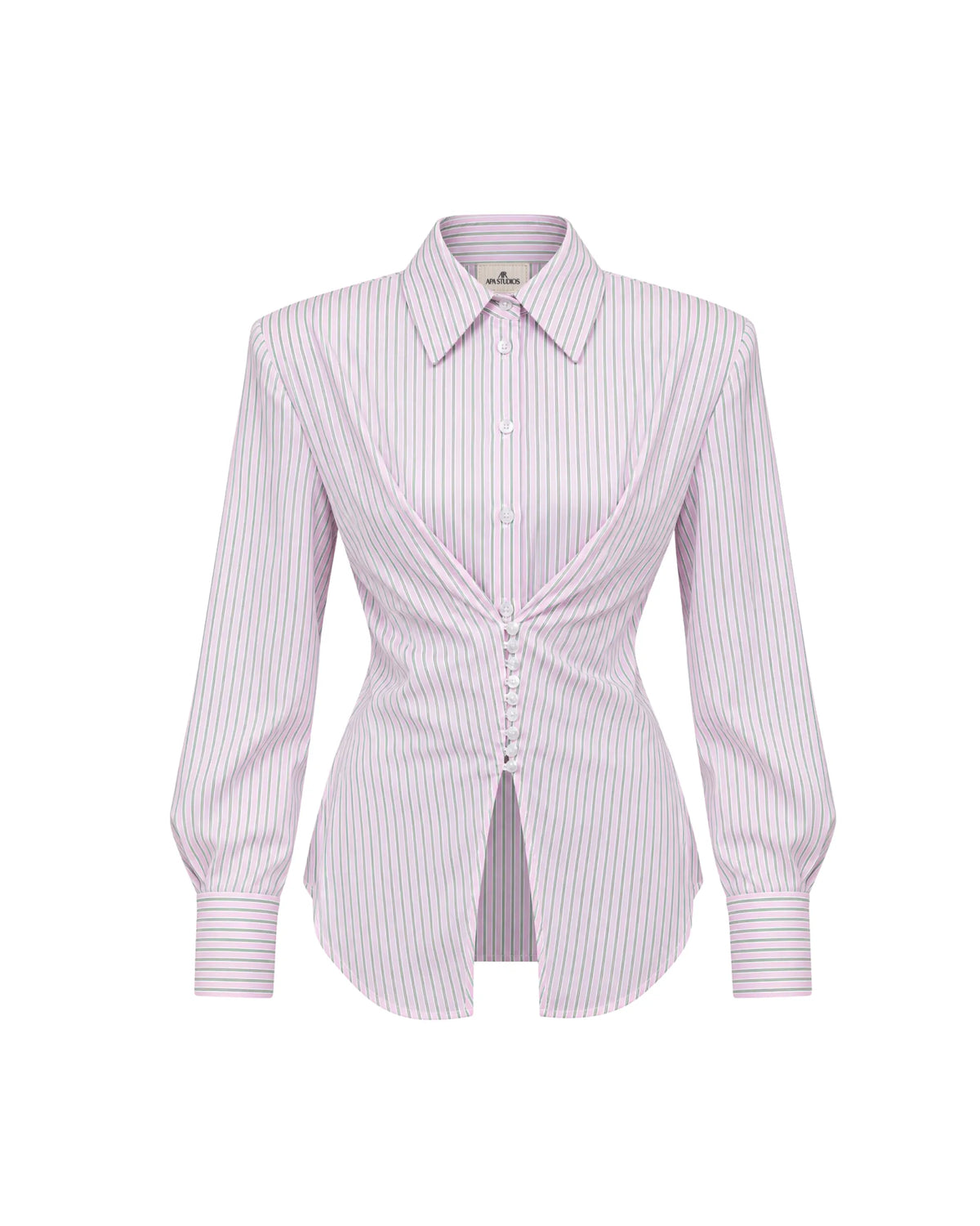 CAMICIA A CORSETTO RIGATA