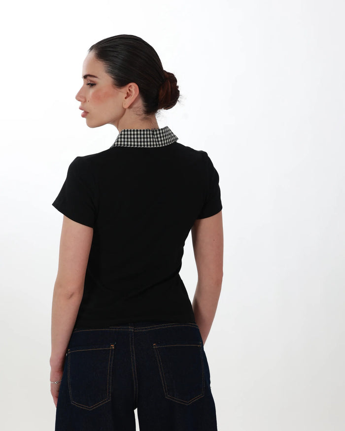 CLARA - POLO A QUADRETTI