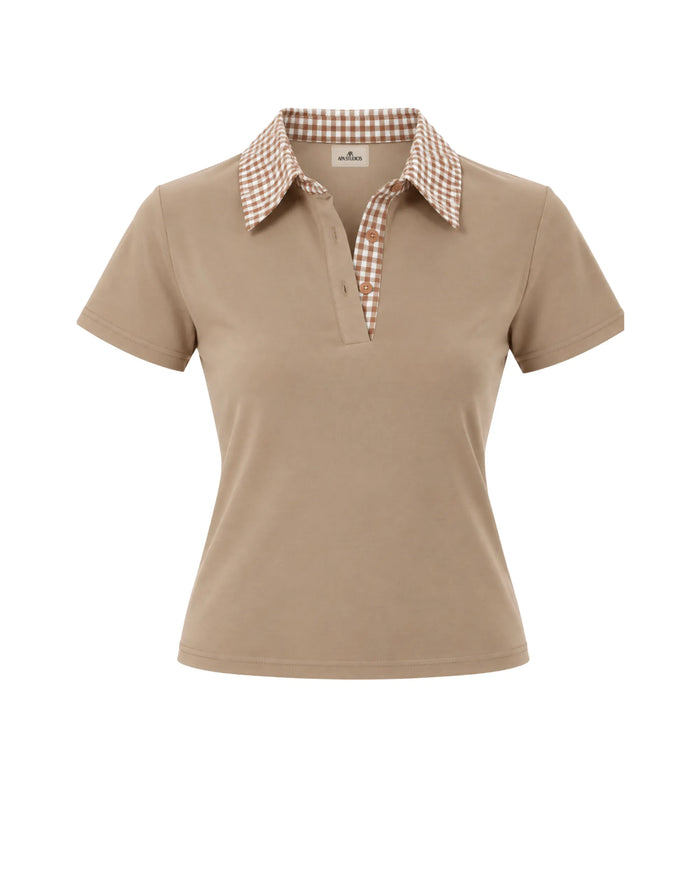 CLARA - POLO A QUADRETTI
