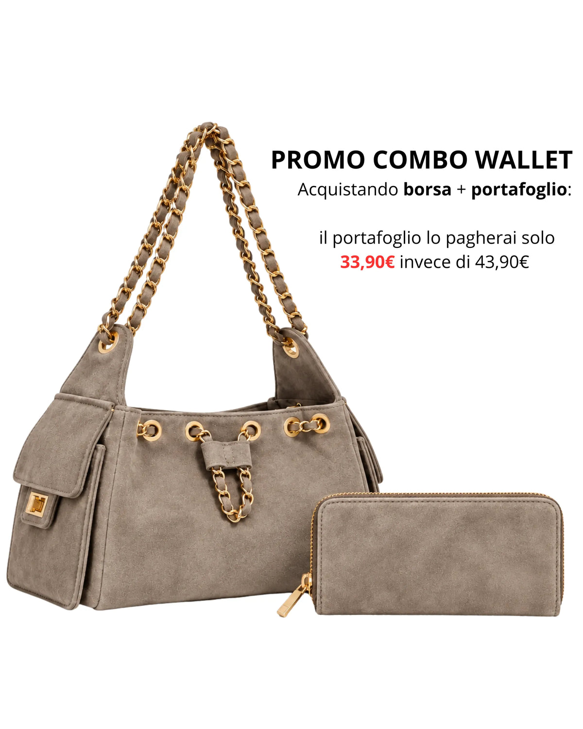 PORTAFOGLIO AUDREY SUEDE