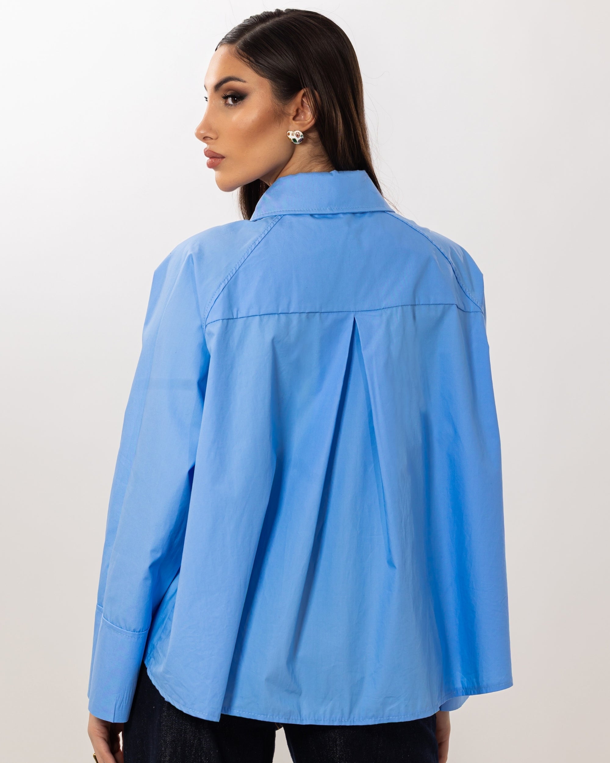 CAMICIA CON BOTTONI LATERALI