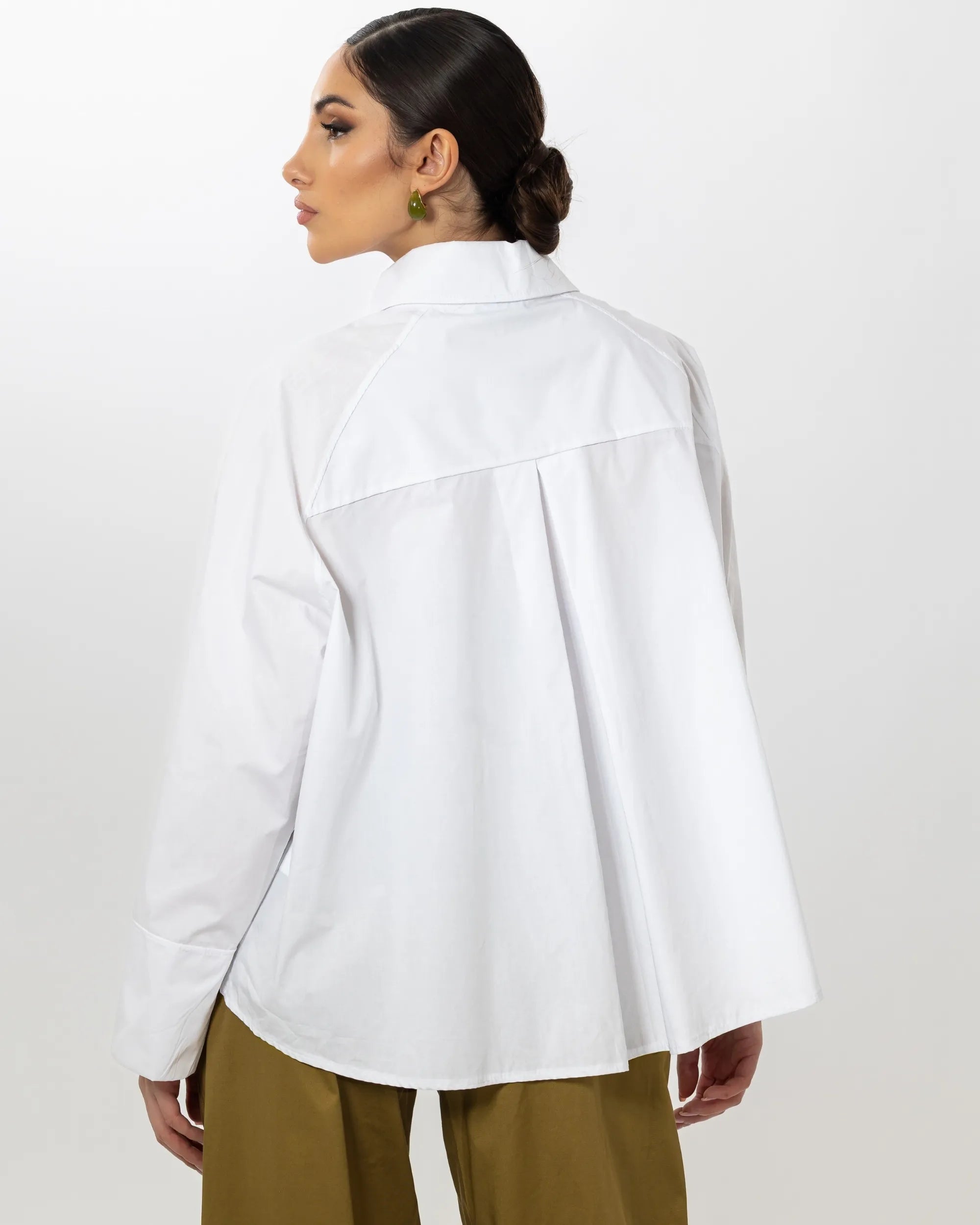 CAMICIA CON BOTTONI LATERALI