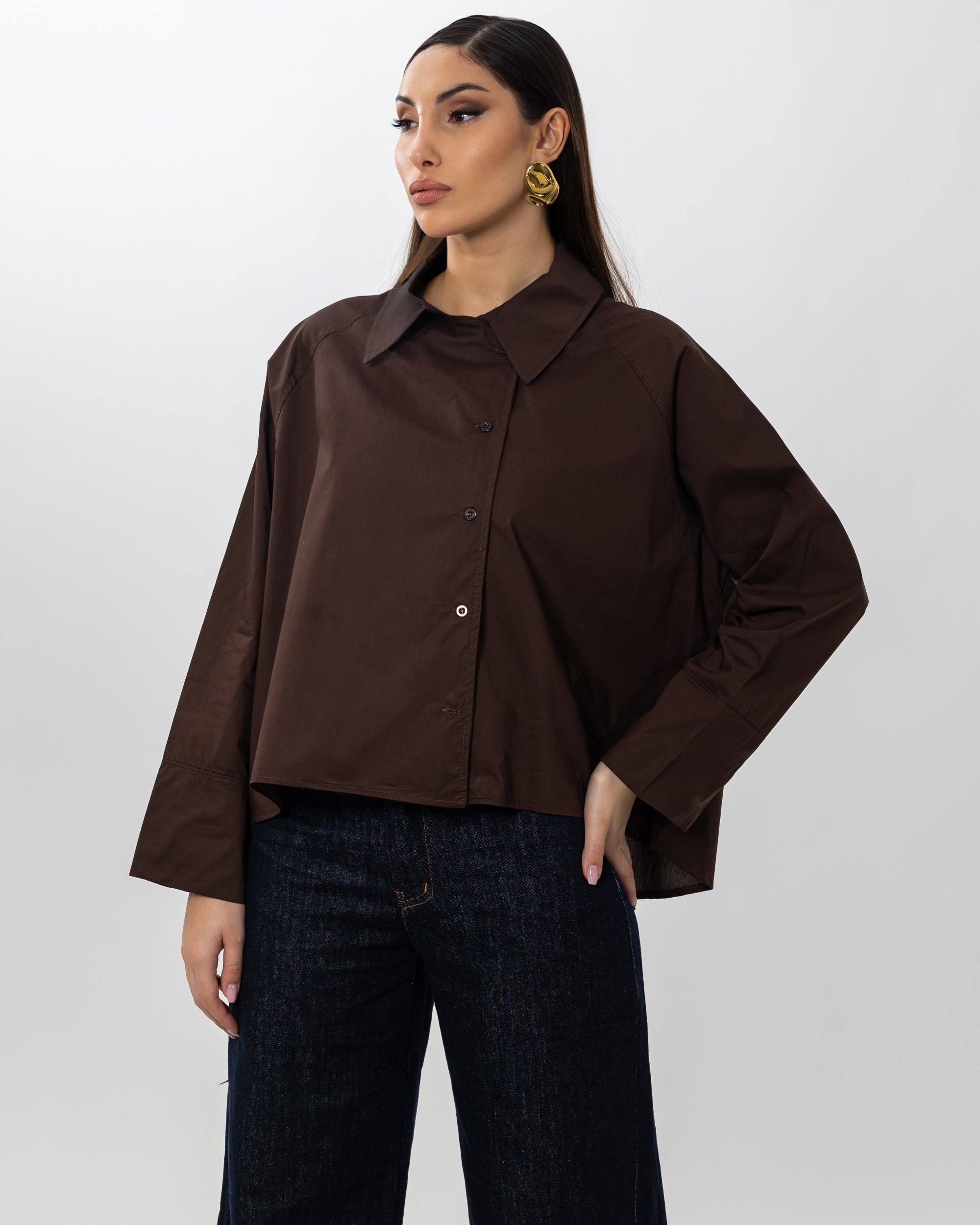 CAMICIA CON BOTTONI LATERALI