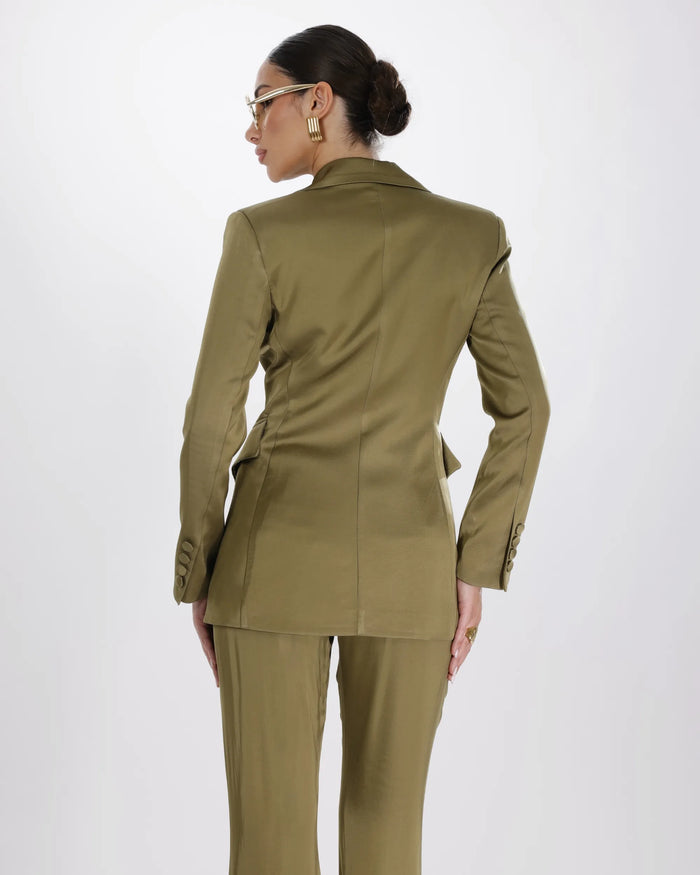ELYSIA - GIACCA SARTORIALE STRUTTURATA SATINATA