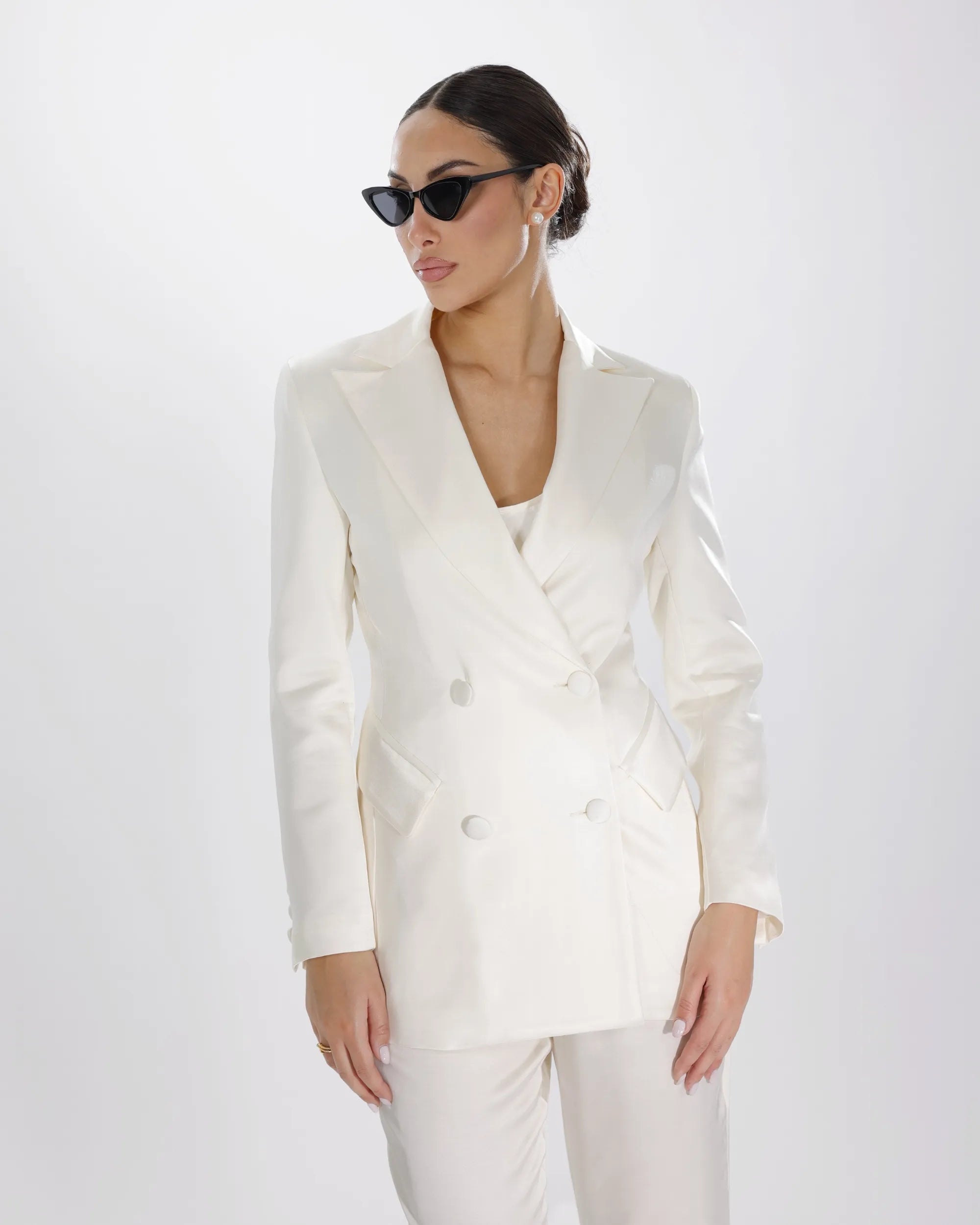 ELYSIA - GIACCA SARTORIALE STRUTTURATA SATINATA