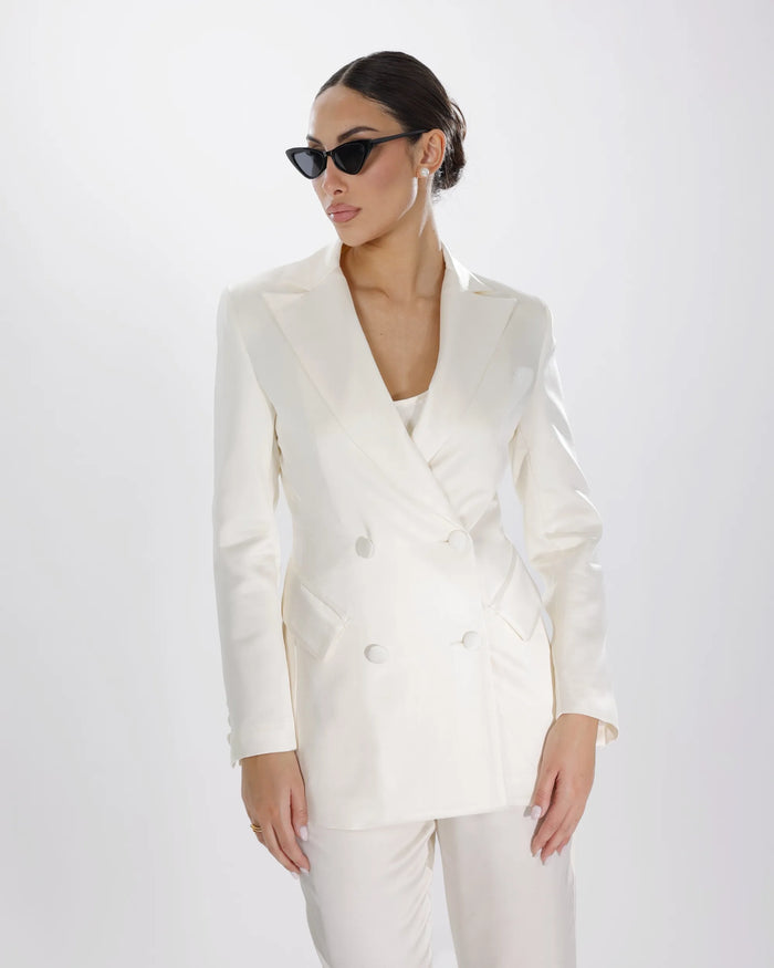 ELYSIA - GIACCA SARTORIALE STRUTTURATA SATINATA
