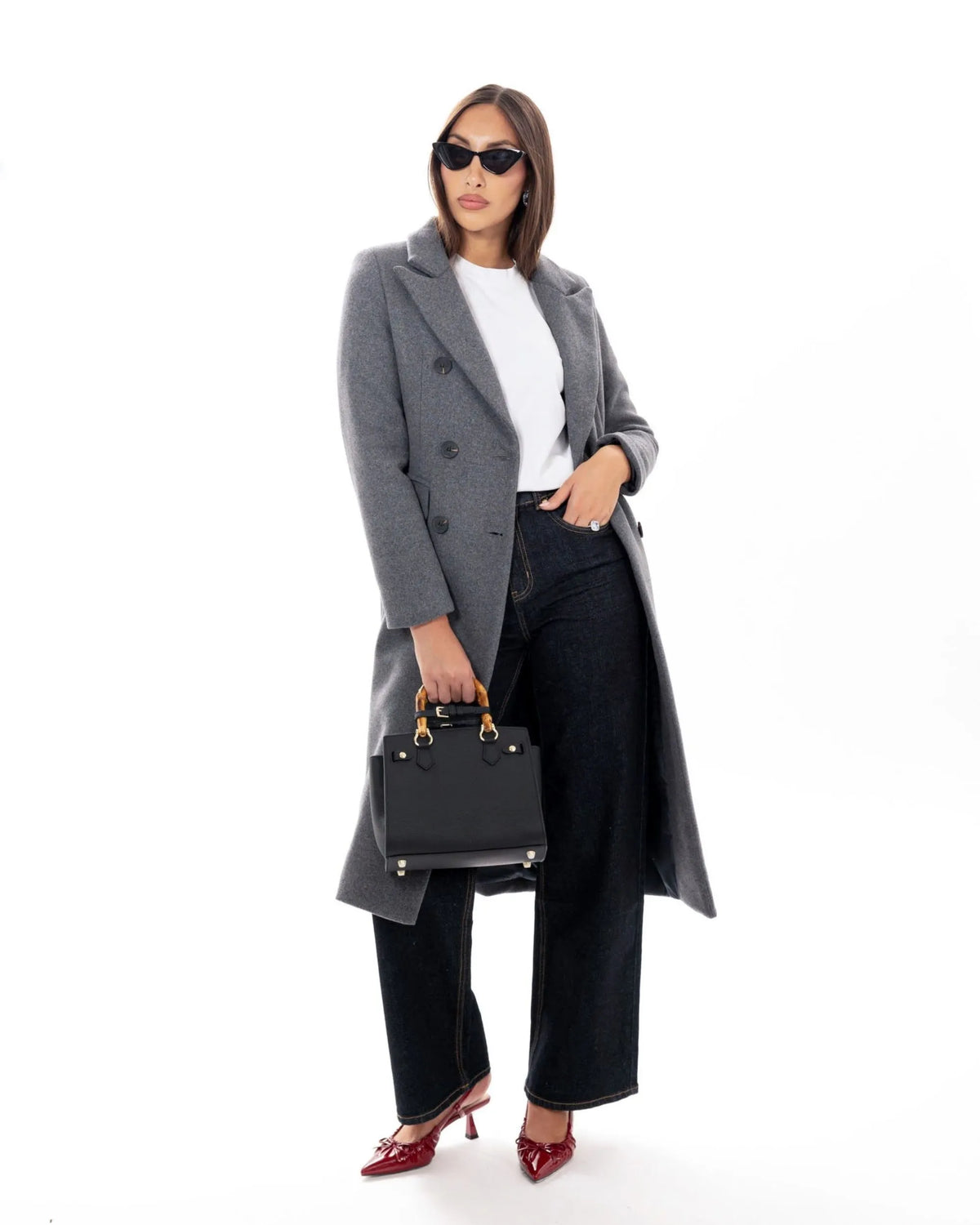 ESSENCE- CAPPOTTO MISTO LANA