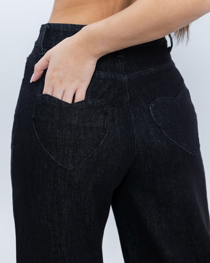 ELLI - JEANS PALAZZO TASCA CUORE