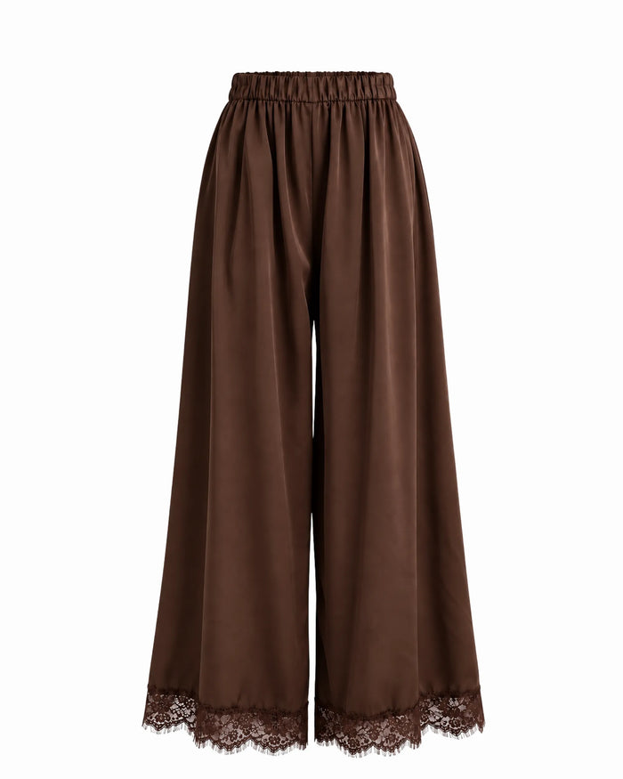 IBIS- PANTALONE PIZZO SATINATO