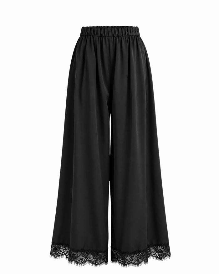 IBIS- PANTALONE PIZZO SATINATO