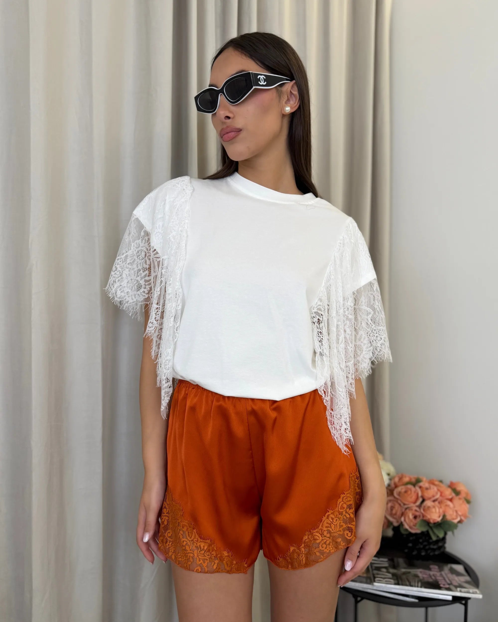 IBIS- SHORT PIZZO SATINATO