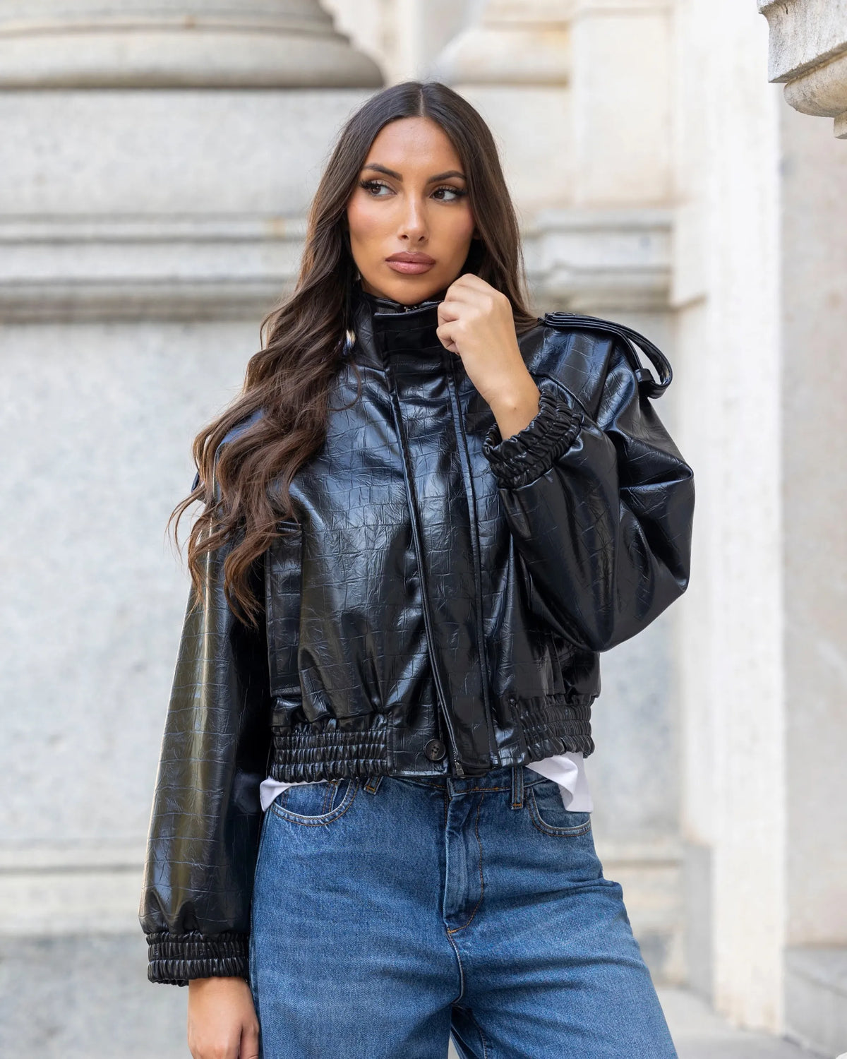 ICON- BOMBER COCCO ECOPELLE