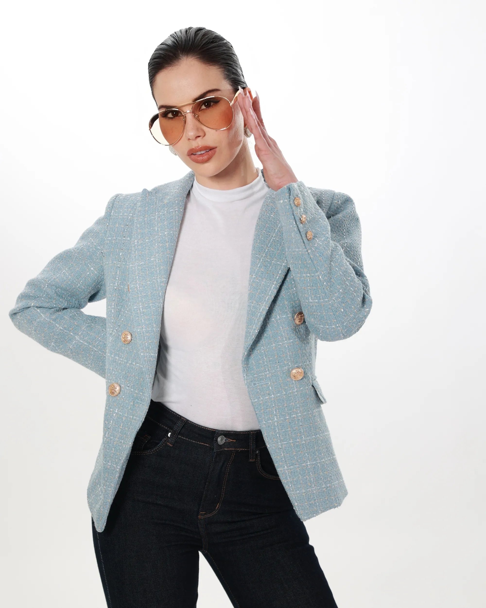 JEMIE-  BLAZER IN TWEED
