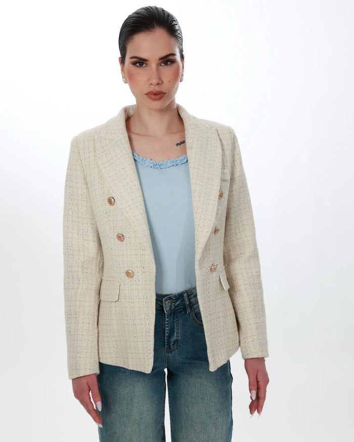 JEMIE-  BLAZER IN TWEED