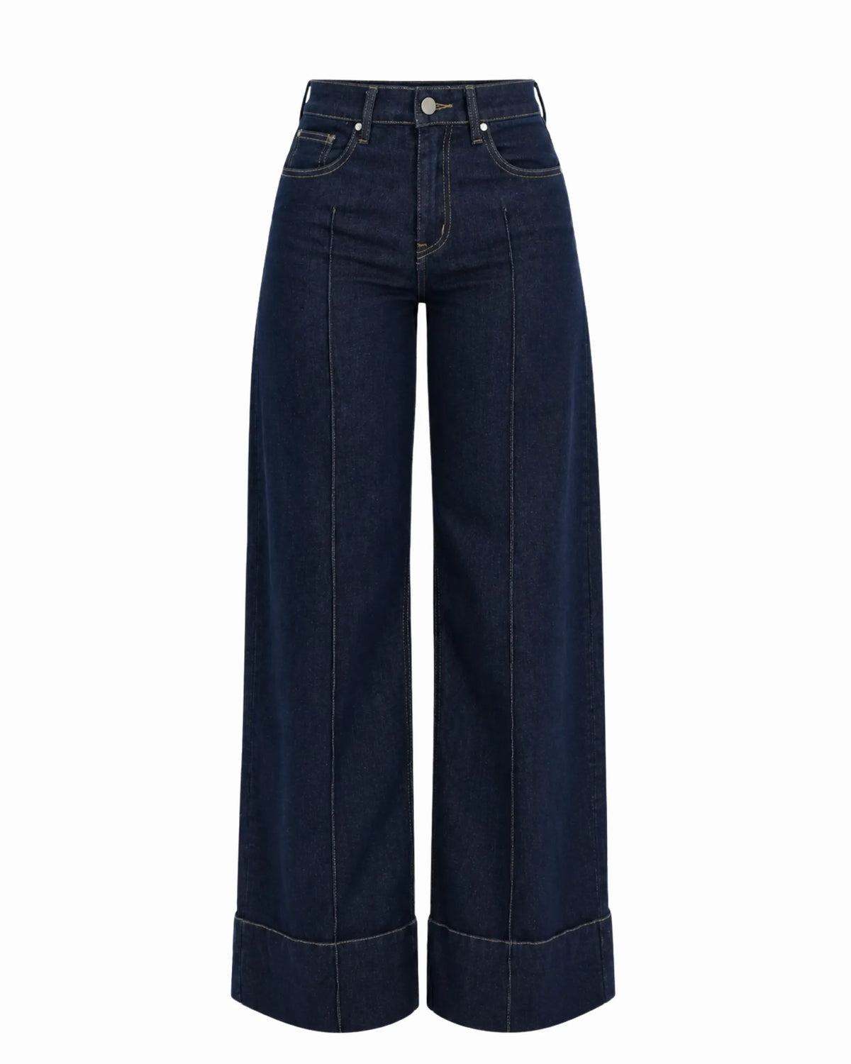 VALLY- JEANS CON PIEGA CENTRALE