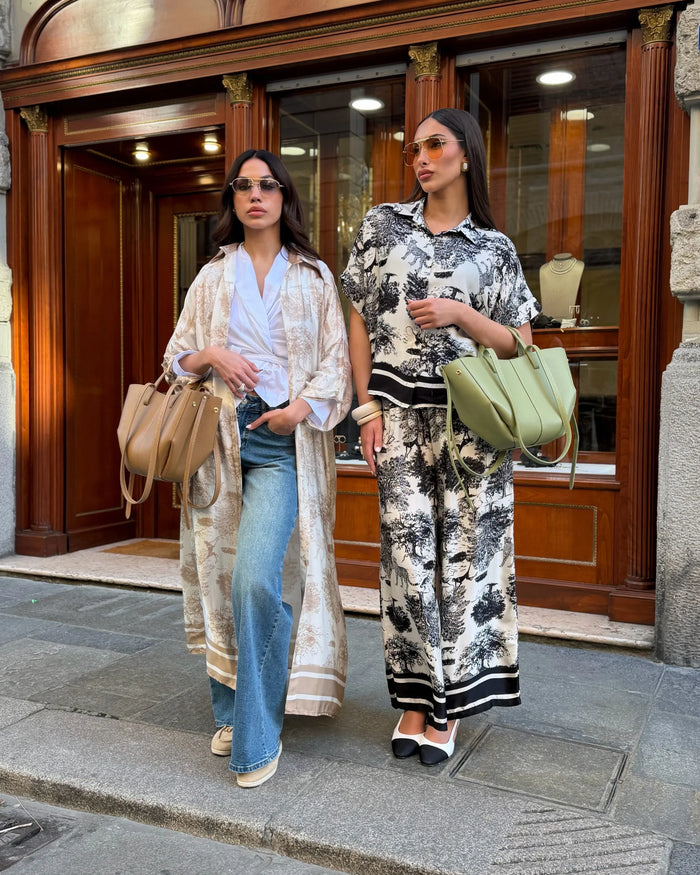 PREMIERE SAINT TROPEZ - PANTALONE MISTO SETA