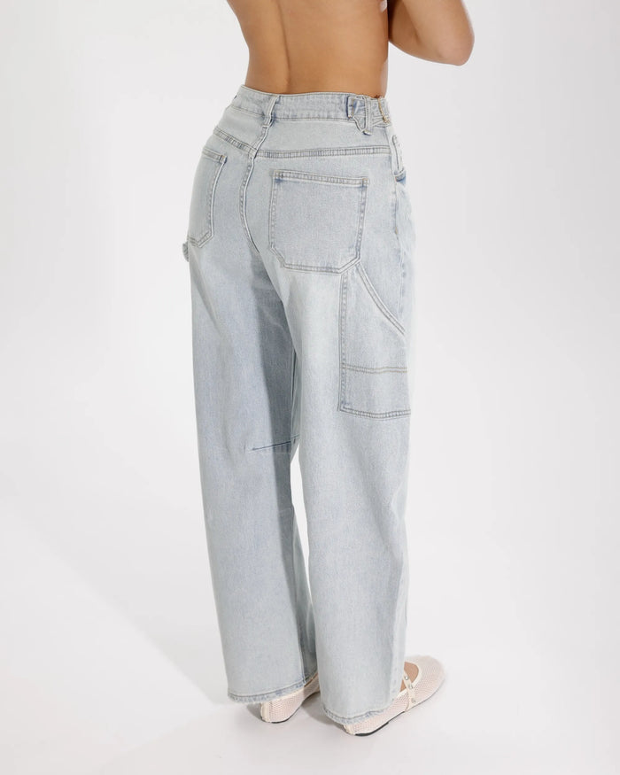 LORY - JEANS BALLOON CON FIBBIE
