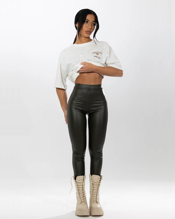 LEGGINS ECO PELLE